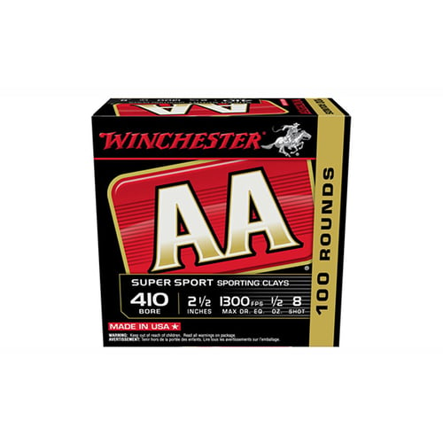 Winchester Ammo AASC418VP AA Sporting Clay 410 Gauge 2.50